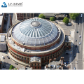 Lightweight Steel Space Frame Glass Dome Roof Mall Structure